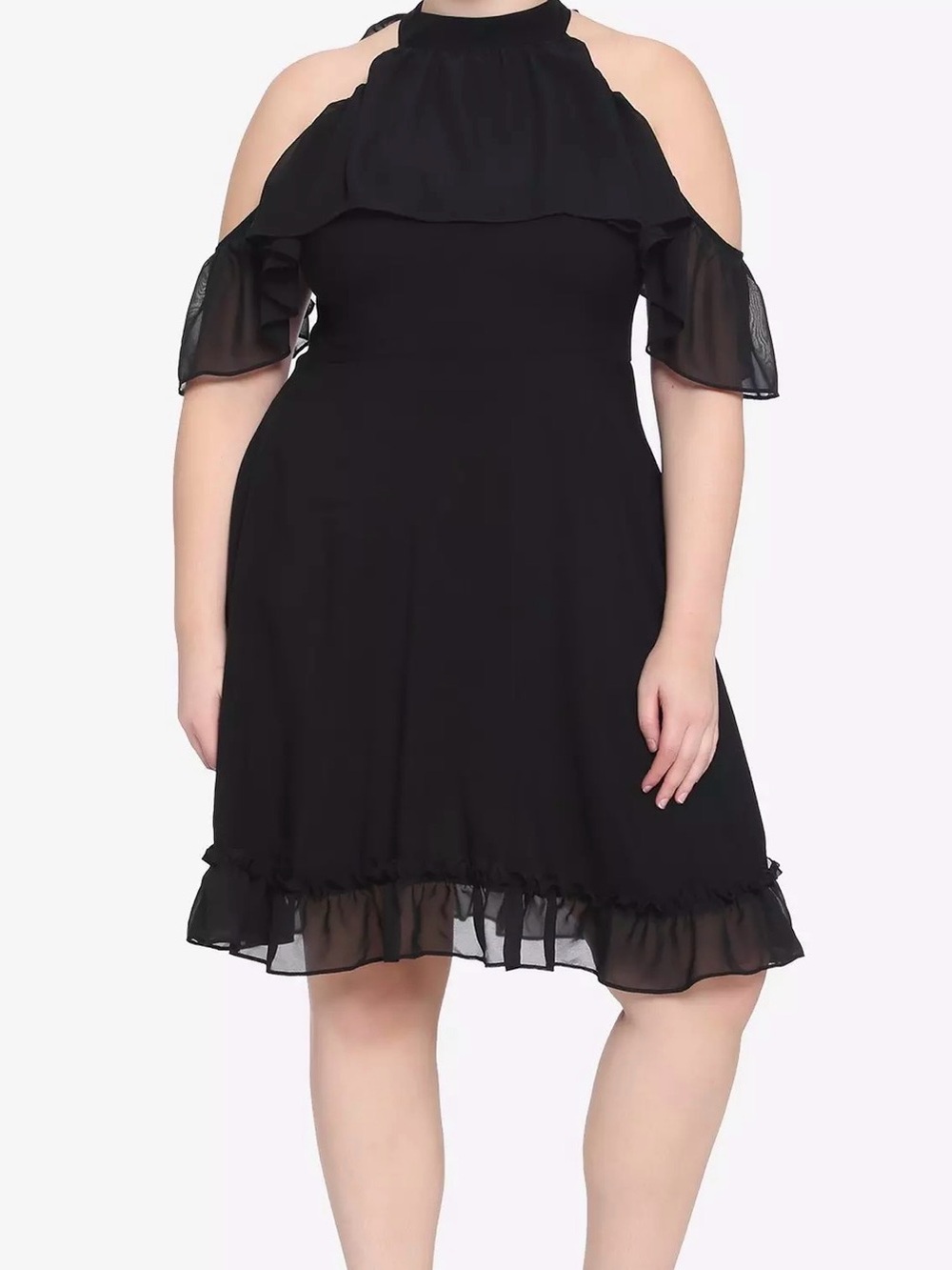 Hot Topic Cold Shoulder Dress
